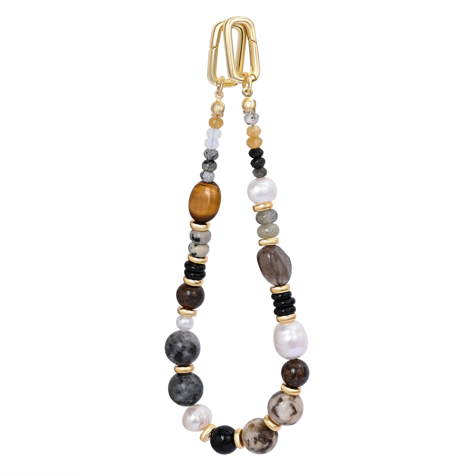 Porte-clés sac Harmonie Œil de Tigre