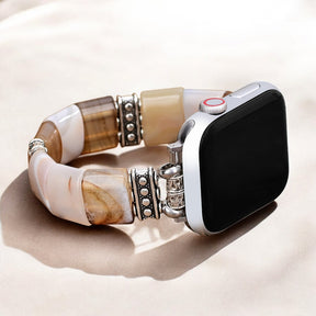 Bracelet extensible en agate Sacred Sands pour Apple Watch