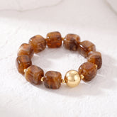 Bracelet doré Terra chunky