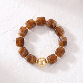 Bracelet doré Terra chunky