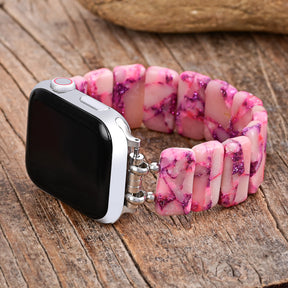 Amazonit Traum Geflochtene Apple Watch Armband