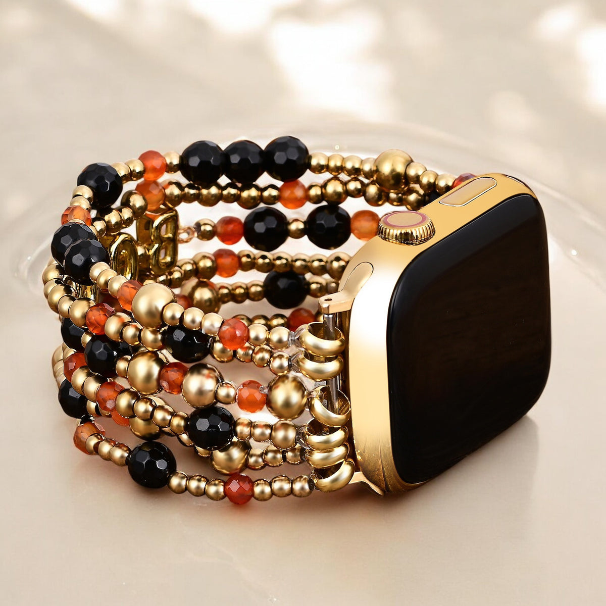 Bracelet Apple Watch à motif de lueur effrayante pour Halloween