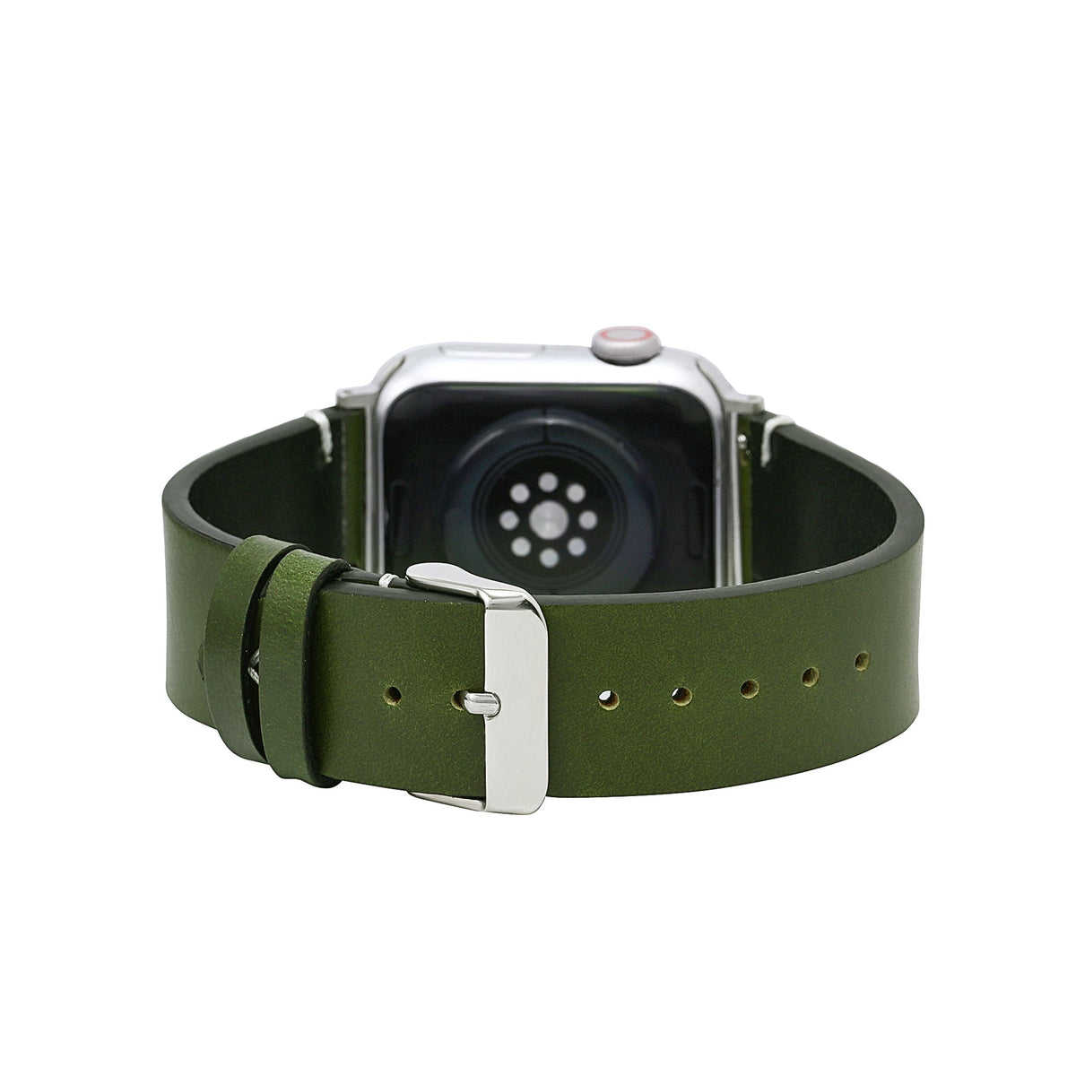 Bracelet Apple Watch en cuir bleu pour homme