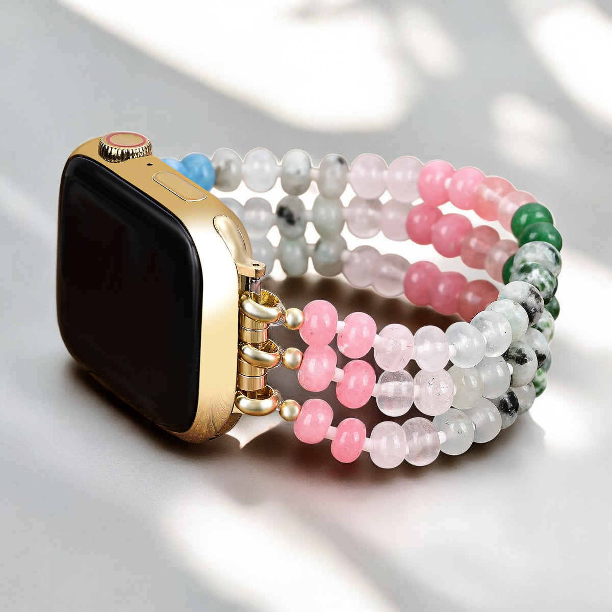 Pastell Traum Stein Stretch Apple Watch Armband