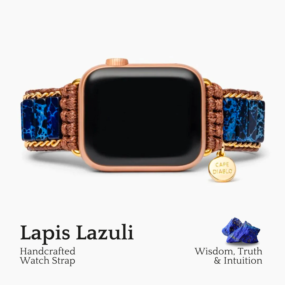 Bracelet Apple Watch Lapis Lazuli Azur
