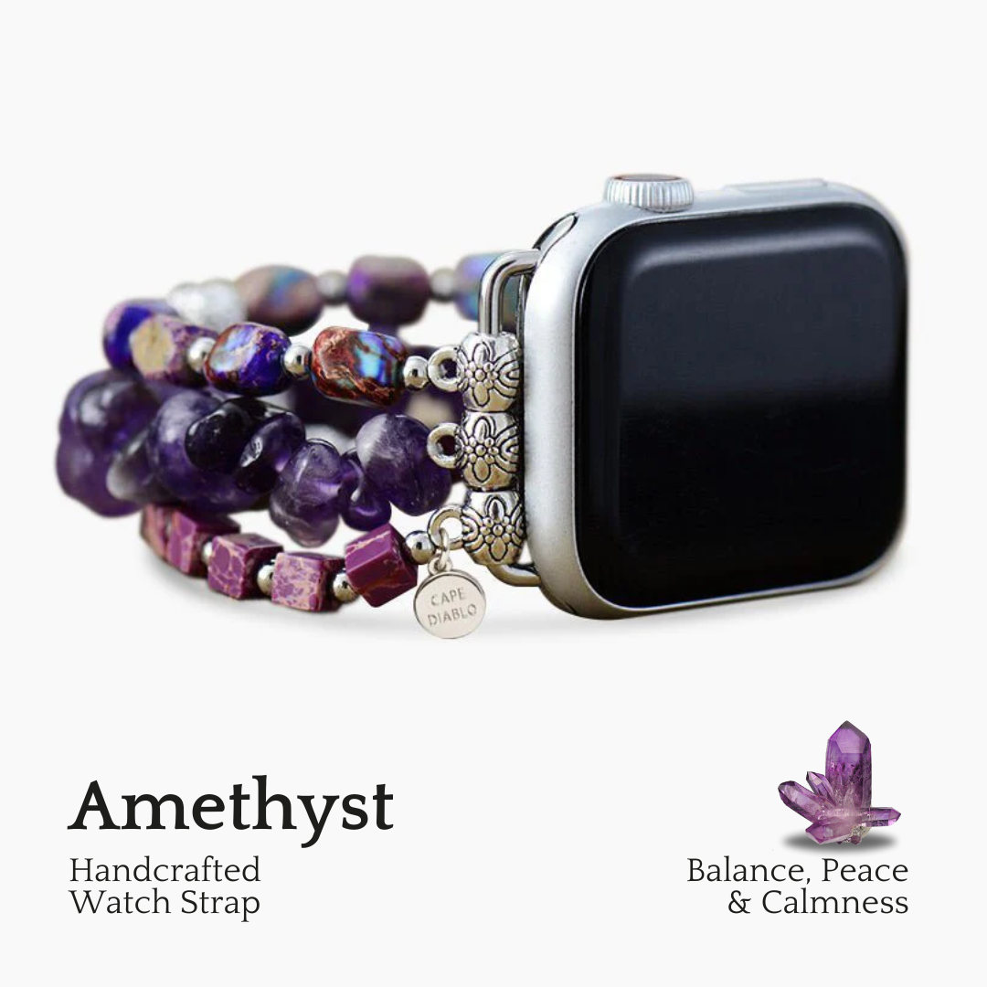 Bracelet extensible Royal Amethyst pour Apple Watch