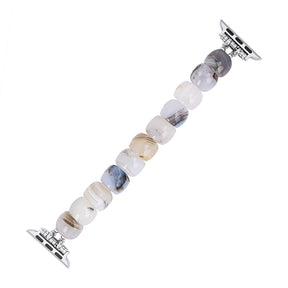 Elfenbein Aura Dehnbares Apple Watch Armband