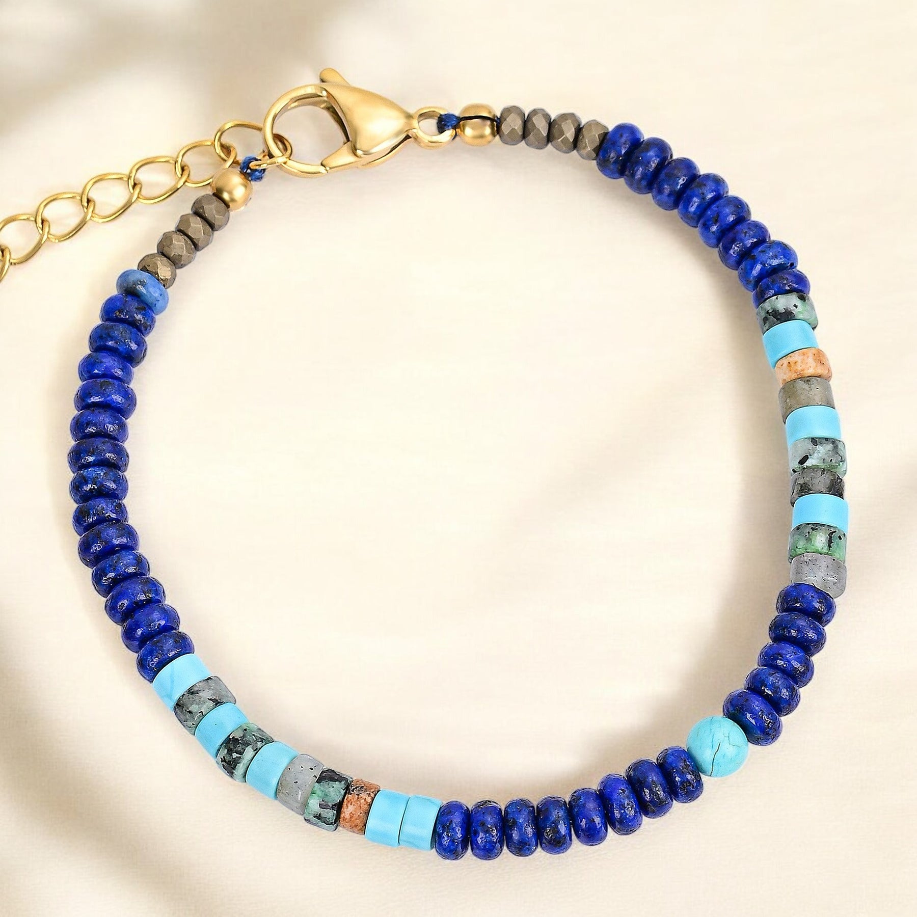 Bracelet Horizon Bleu Profond pour Homme