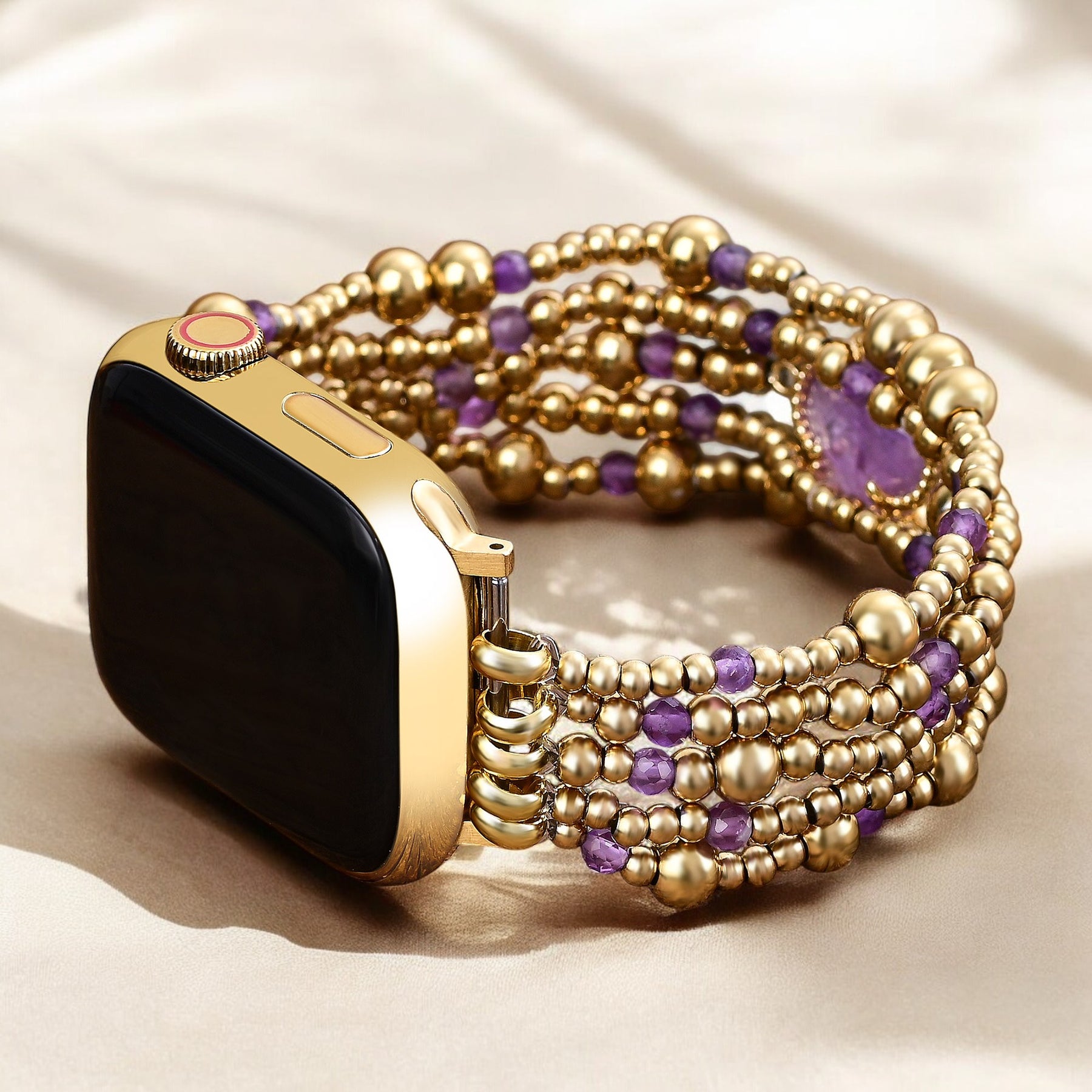 Imperial Amethyst Schutz Stretch Apple Watch Armband