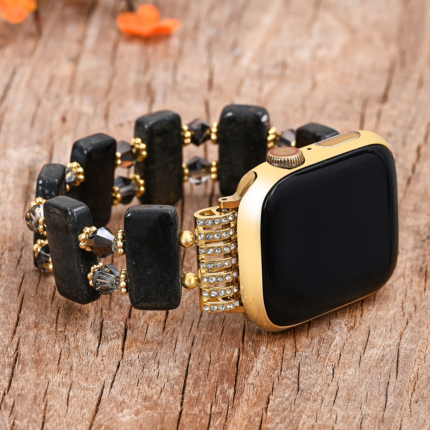 Obsidian Muse Stretch Apple Watch Armband