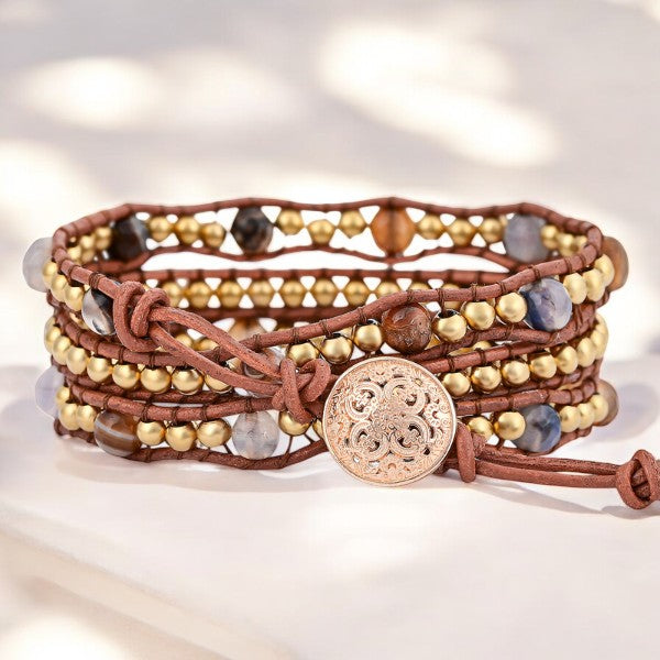 Bracelet enroulé Terra Glow