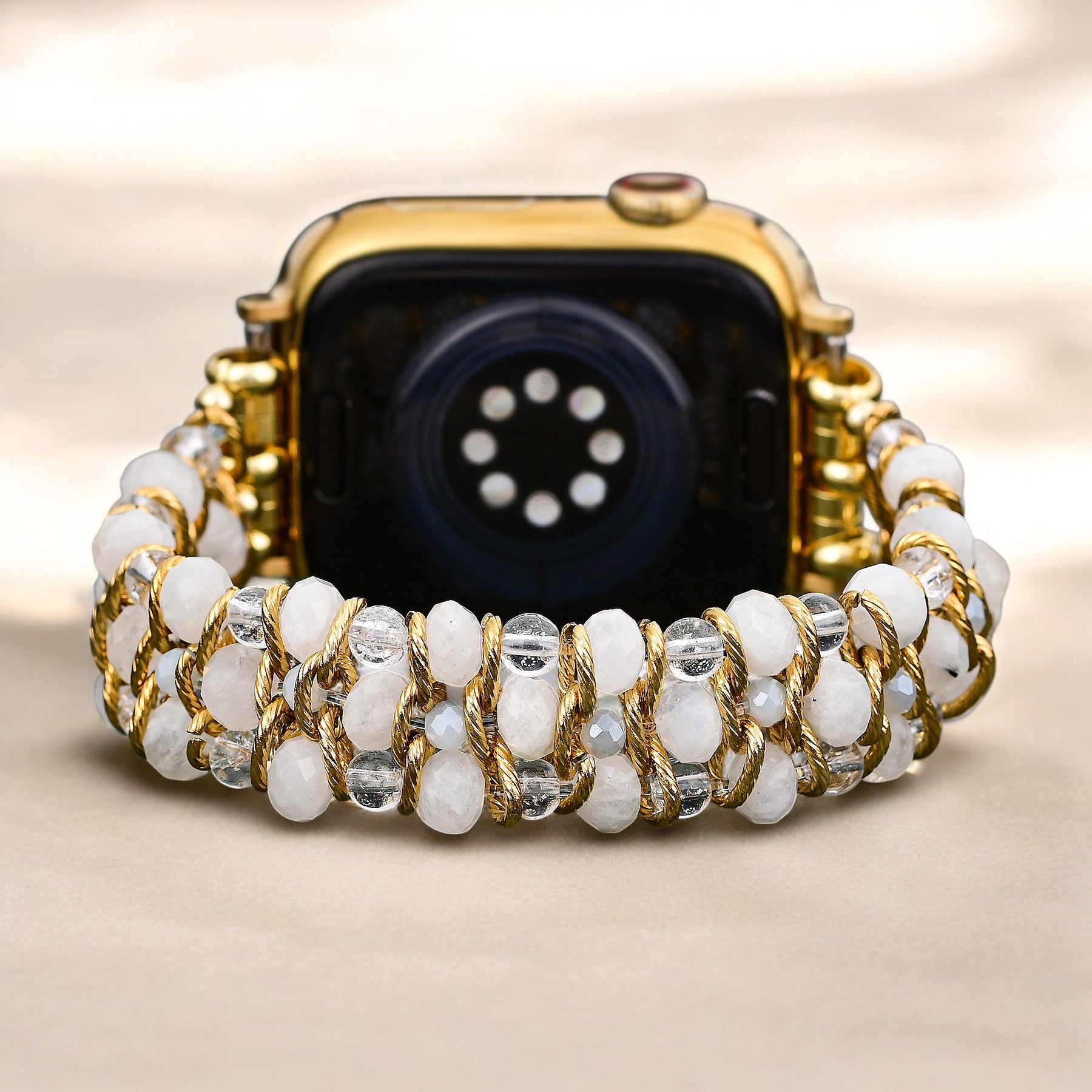 Bracelet tressé Moonlight Goddess pour Apple Watch