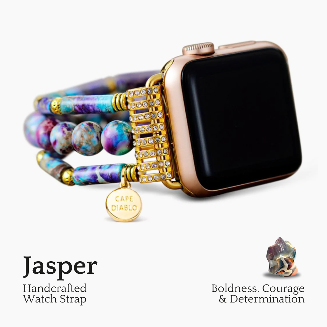 Bracelet extensible Periwinkle Jasper pour Apple Watch