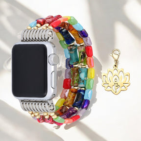 Lotus Chakra Stretch Apple Watch Armband