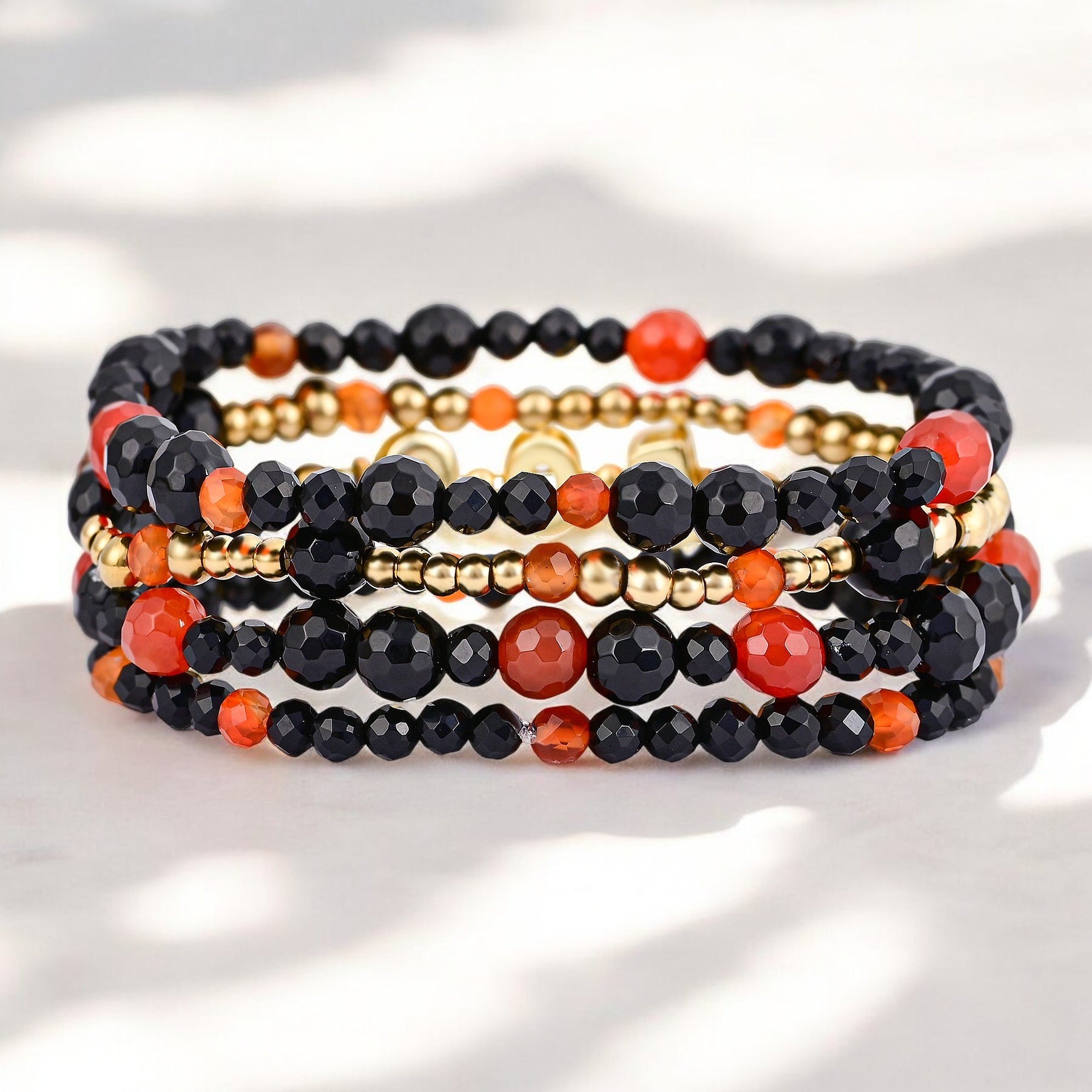 Halloween Kürbisfeld Armband Set