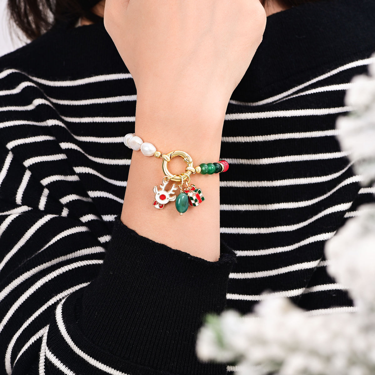 Weihnachtsfreude Charm-Armband