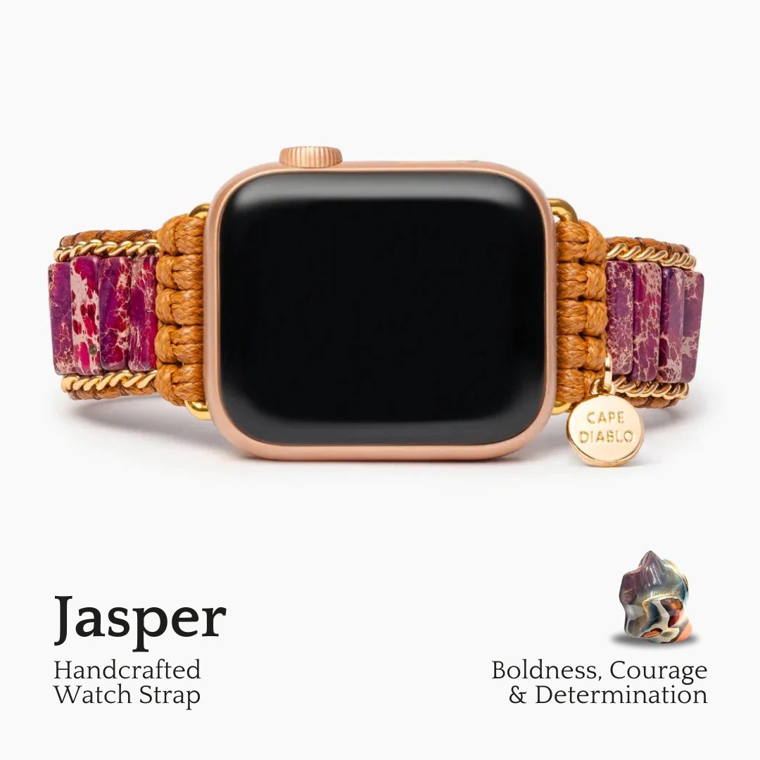 Intensives Imperial Jasper Apple Watch Armband