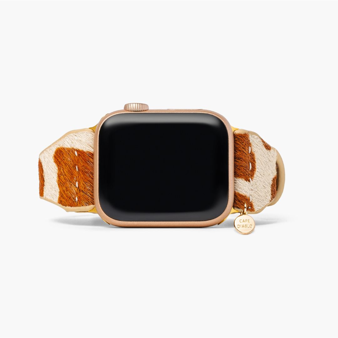 Bracelet Apple Watch en cuir élégant Savannah