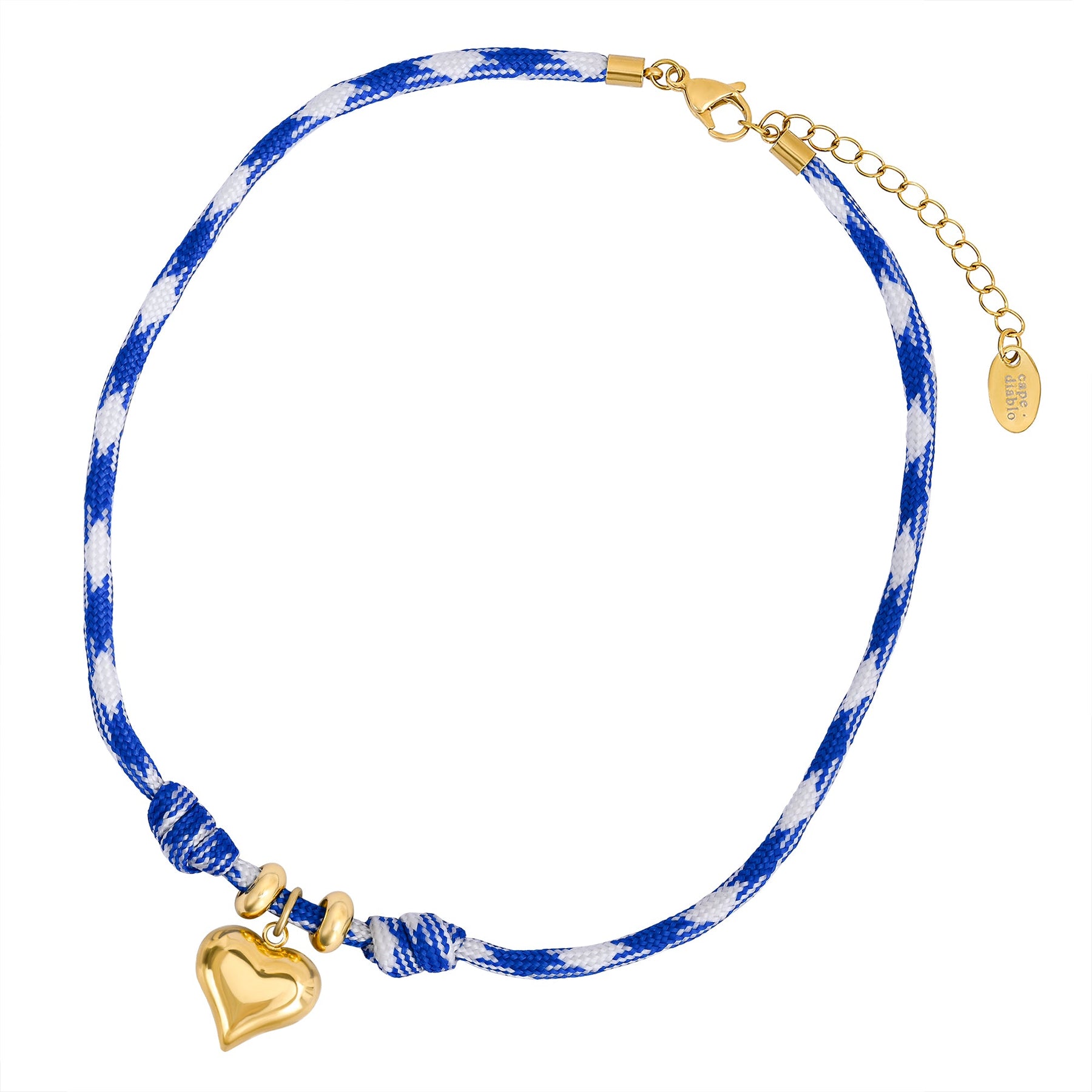 Ozean Herz Halskette