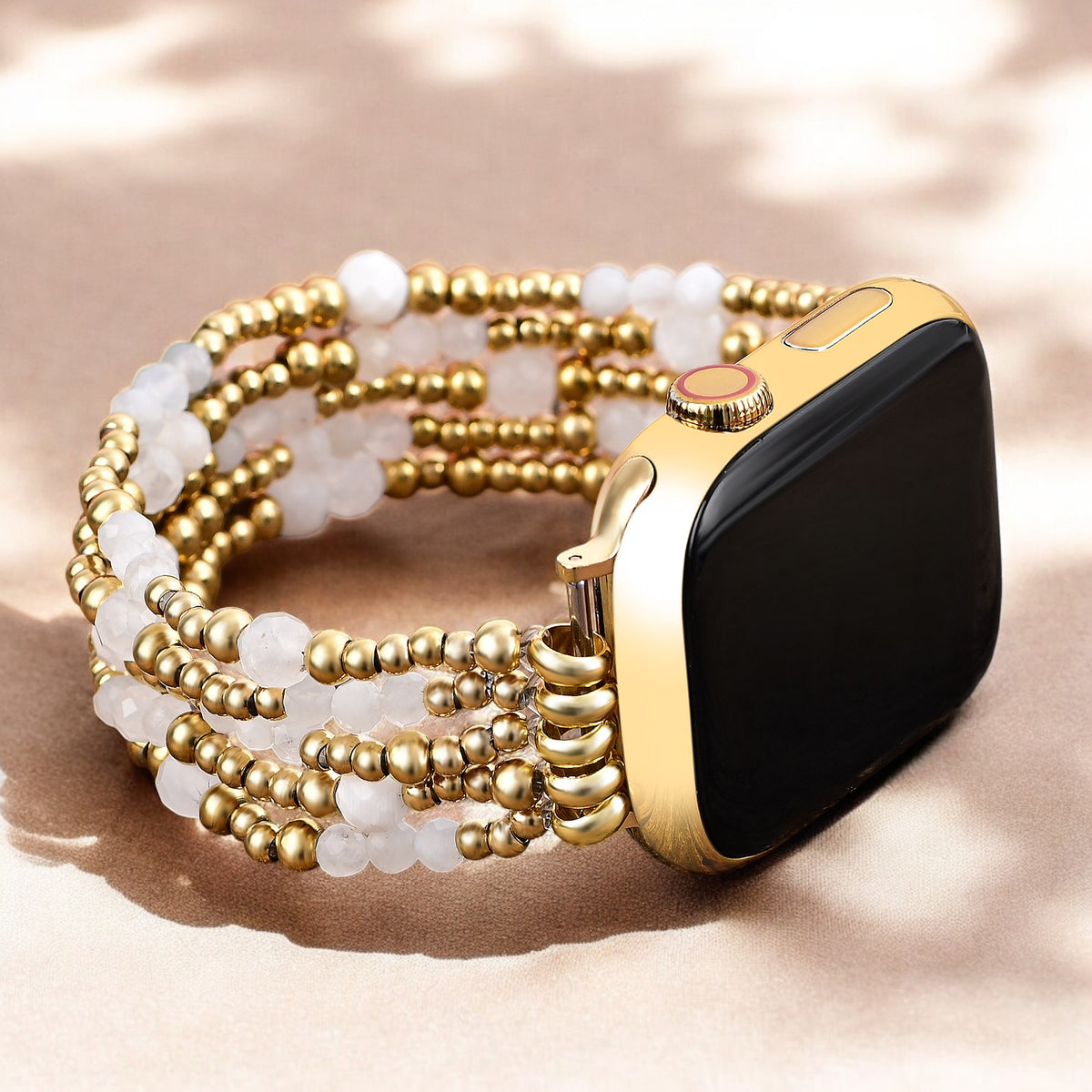 Golden Halo Mondstein Stretch Apple Watch Armband