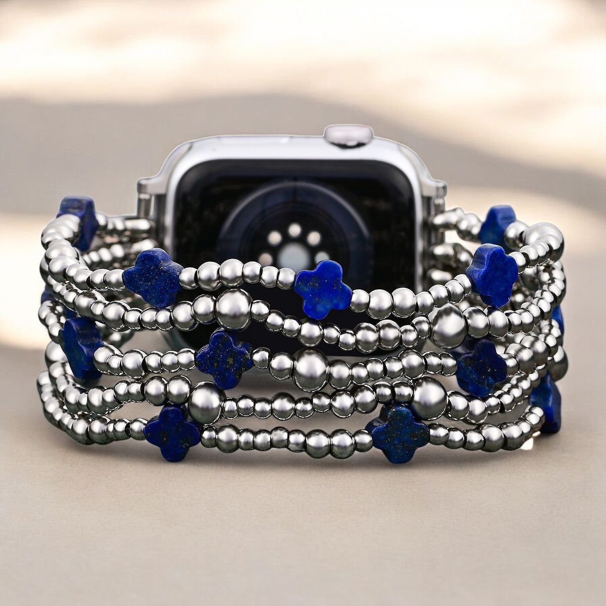 Lapis Divine Cross Stretch Apple Watch Armband