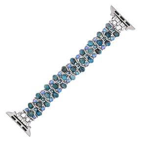 Bracelet tressé Apatite Azure pour Apple Watch