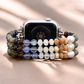 Bracelet Tropical Earth Stone Stretch Apple Watch