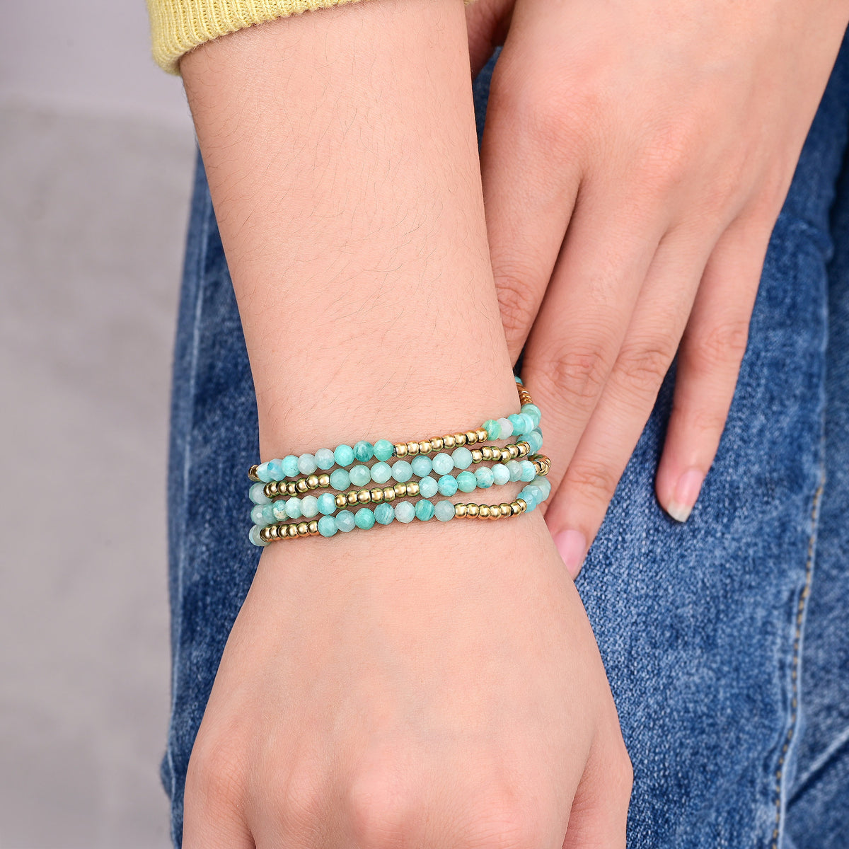 Bracelet de protection d’amour amazonite