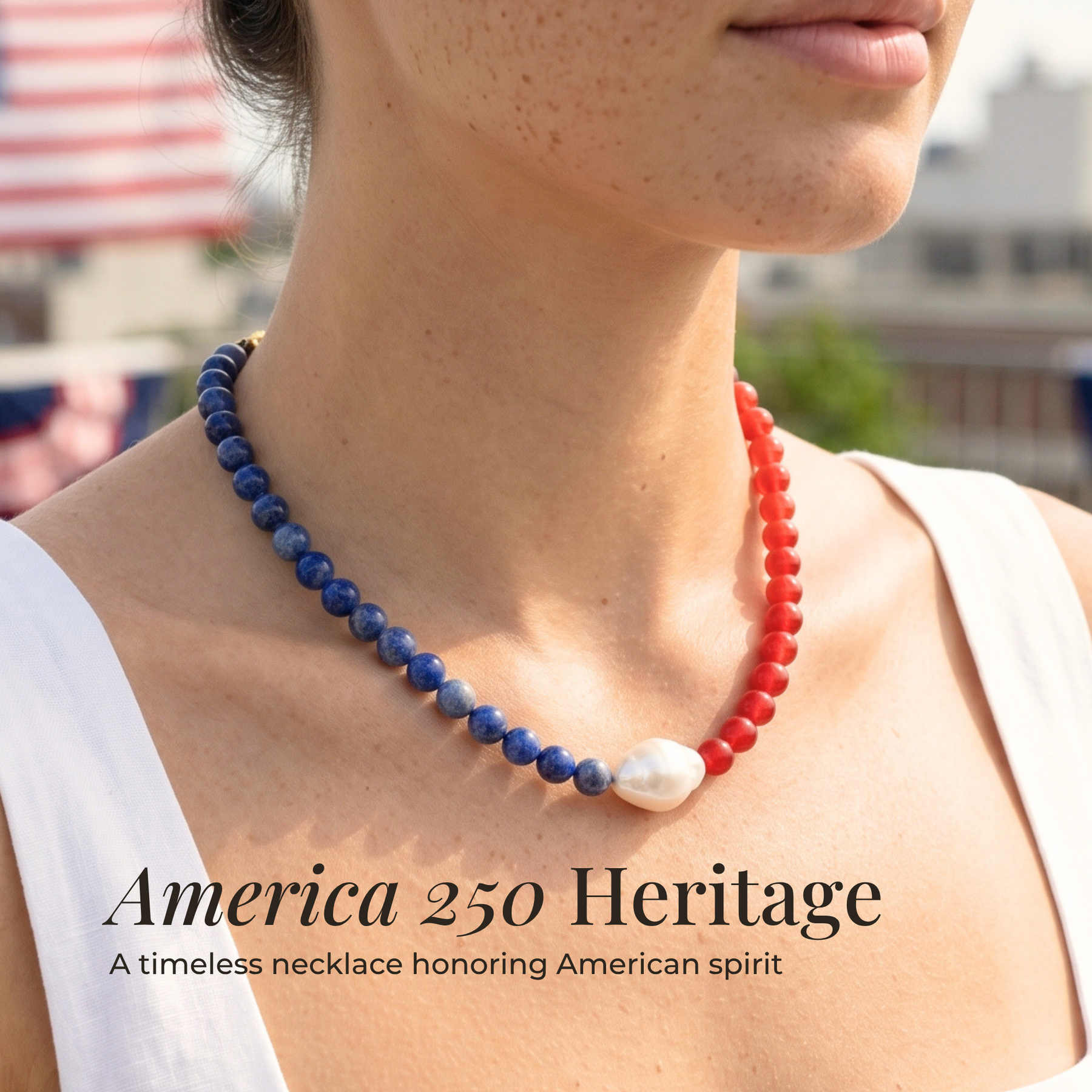 America 250 Erbe Halskette