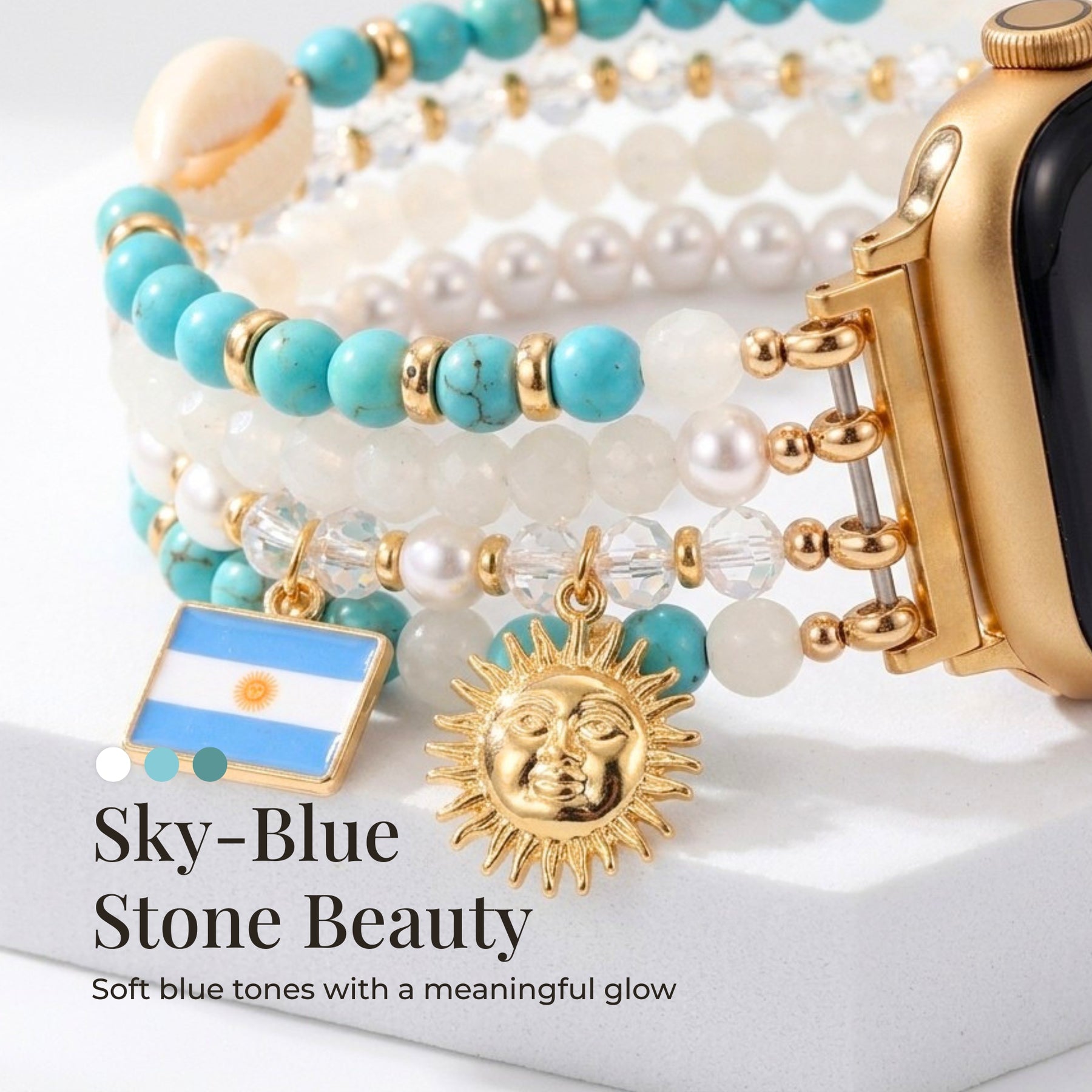 Argentinien Albiceleste Stretch Apple Watch Armband