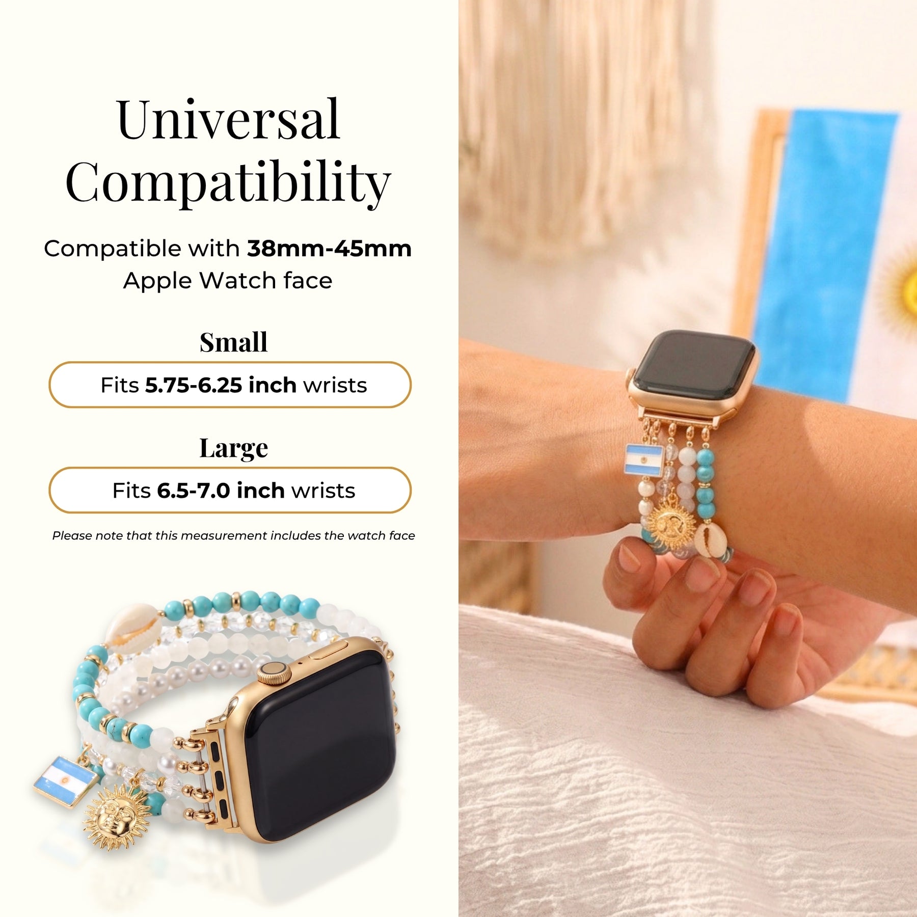 Argentinien Albiceleste Stretch Apple Watch Armband