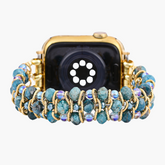 Crystal Shores Geflochtenes Stretch-Armband für Apple Watch
