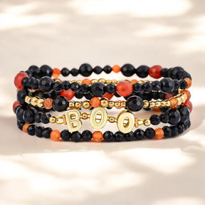Halloween Kürbisfeld Armband Set
