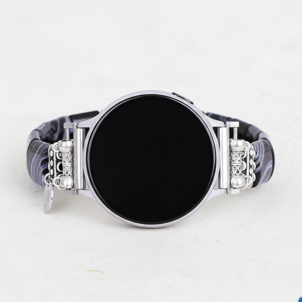 Bracelet extensible Bohemian Noir pour Apple Watch