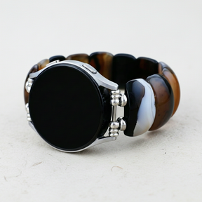 Bracelet extensible Bohemian Onyx Elegance pour Samsung Galaxy Watch