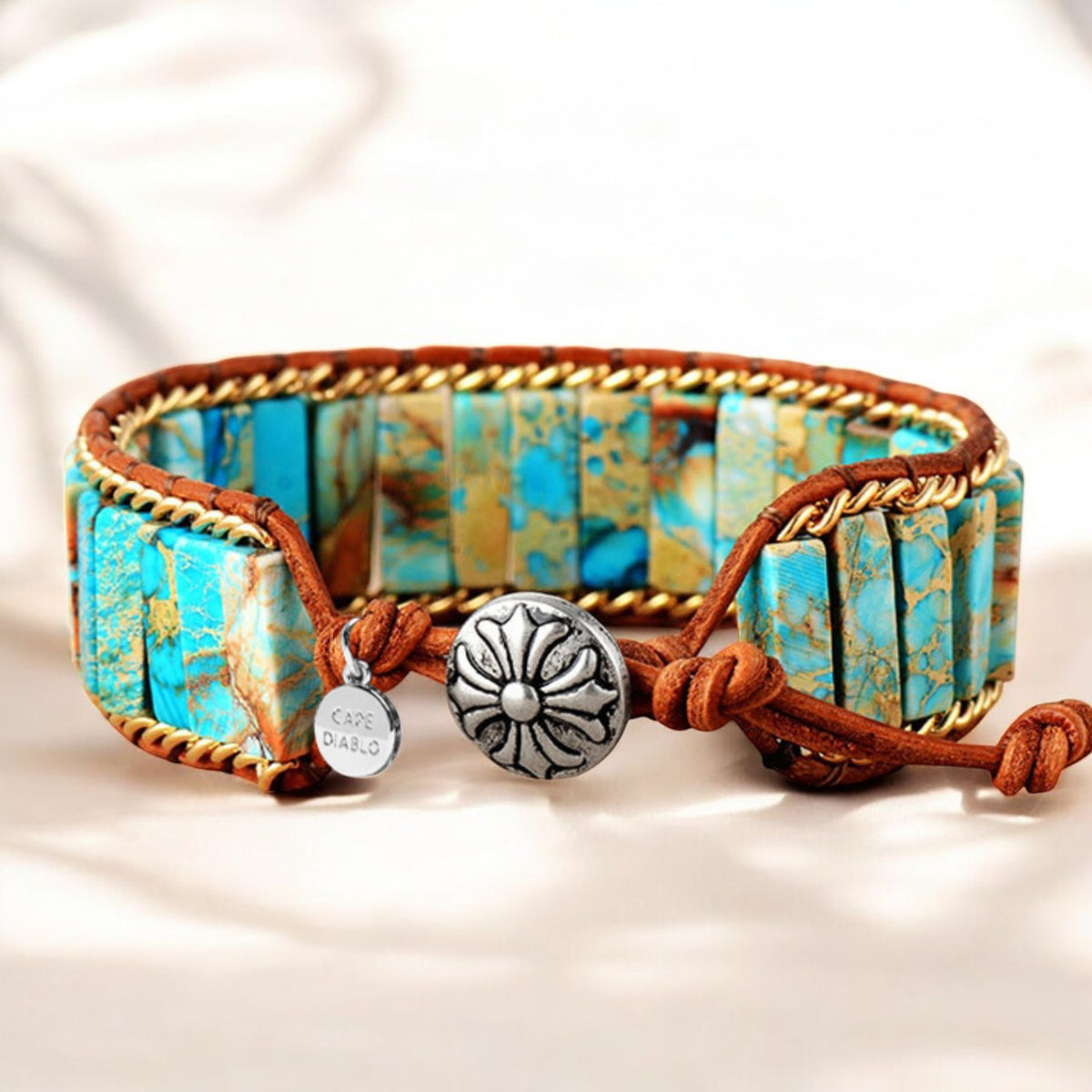 Bracelet Énergie Jaspe Turquoise