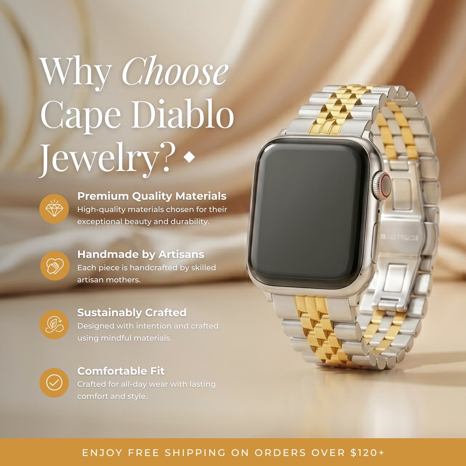 Klassisches Duo Luxus Apple Watch Armband