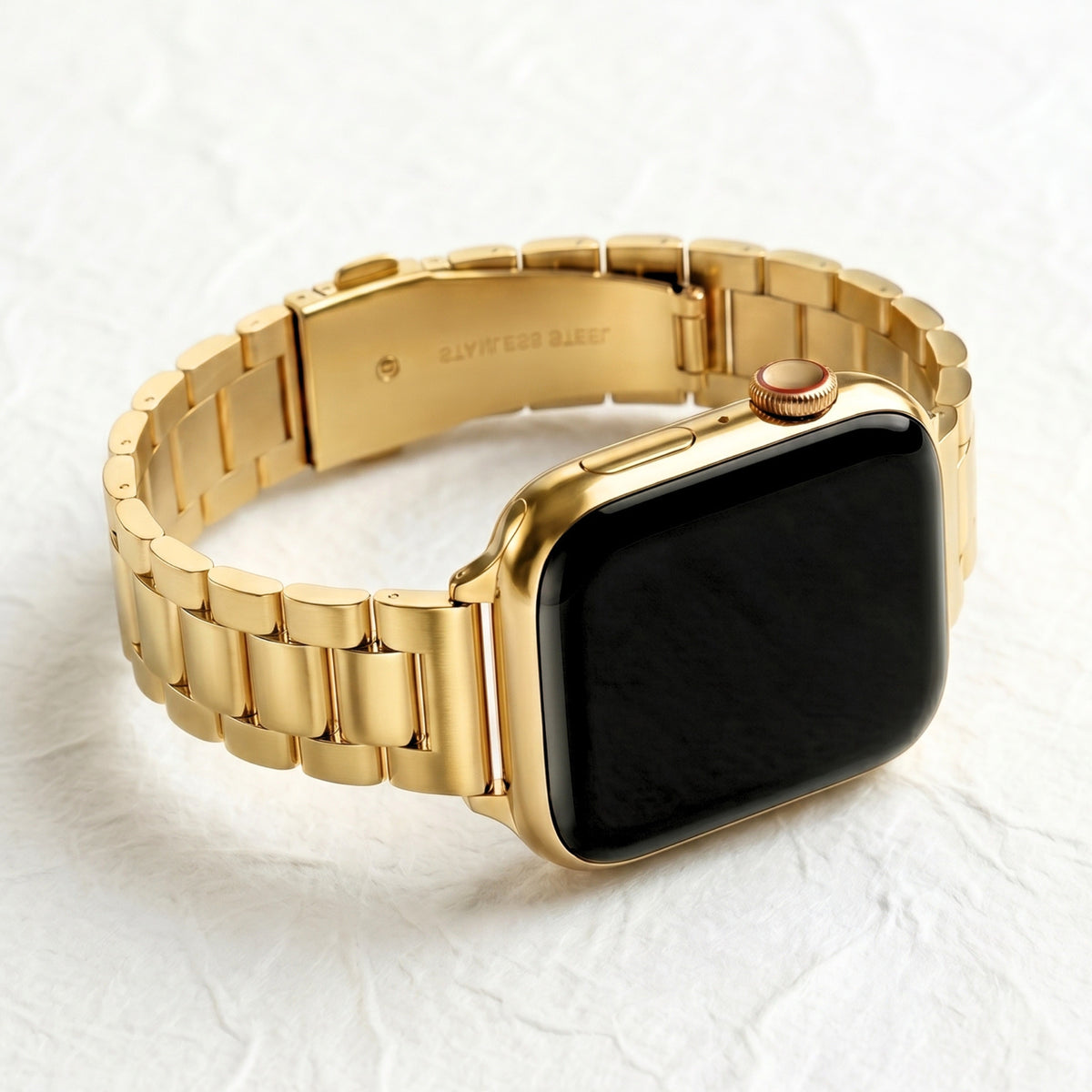 Klassisches Gold Luxus Apple Watch Armband