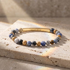 Geheimnachrichten-Stein Bracelets