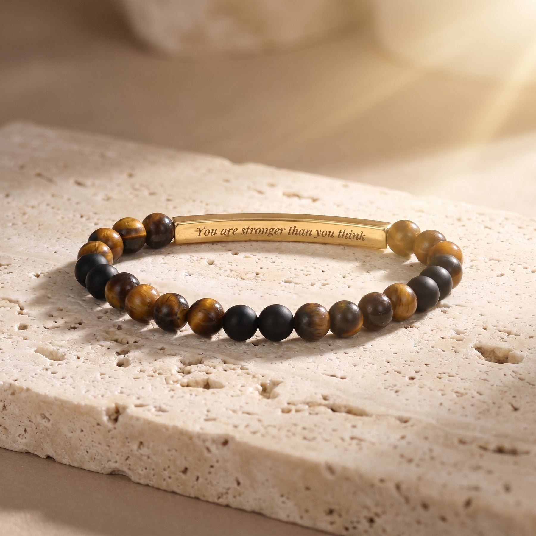 Geheimnachrichten-Stein Bracelets