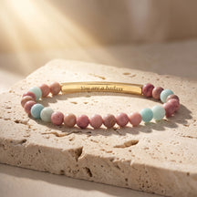 Geheimnachrichten-Stein Bracelets