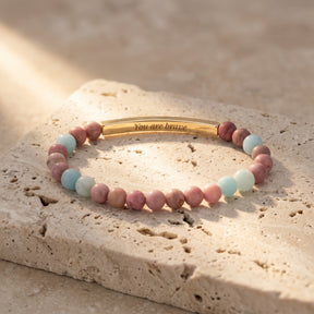 Geheimnachrichten-Stein Bracelets