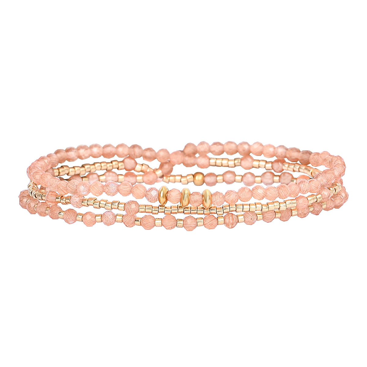 Bracelet/Collier Multi-Style Sunset Blush