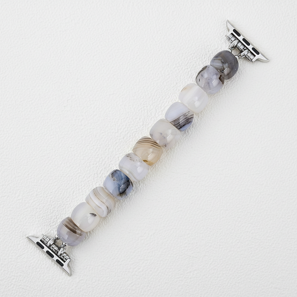 Bracelet extensible ivoire Aura pour Apple Watch