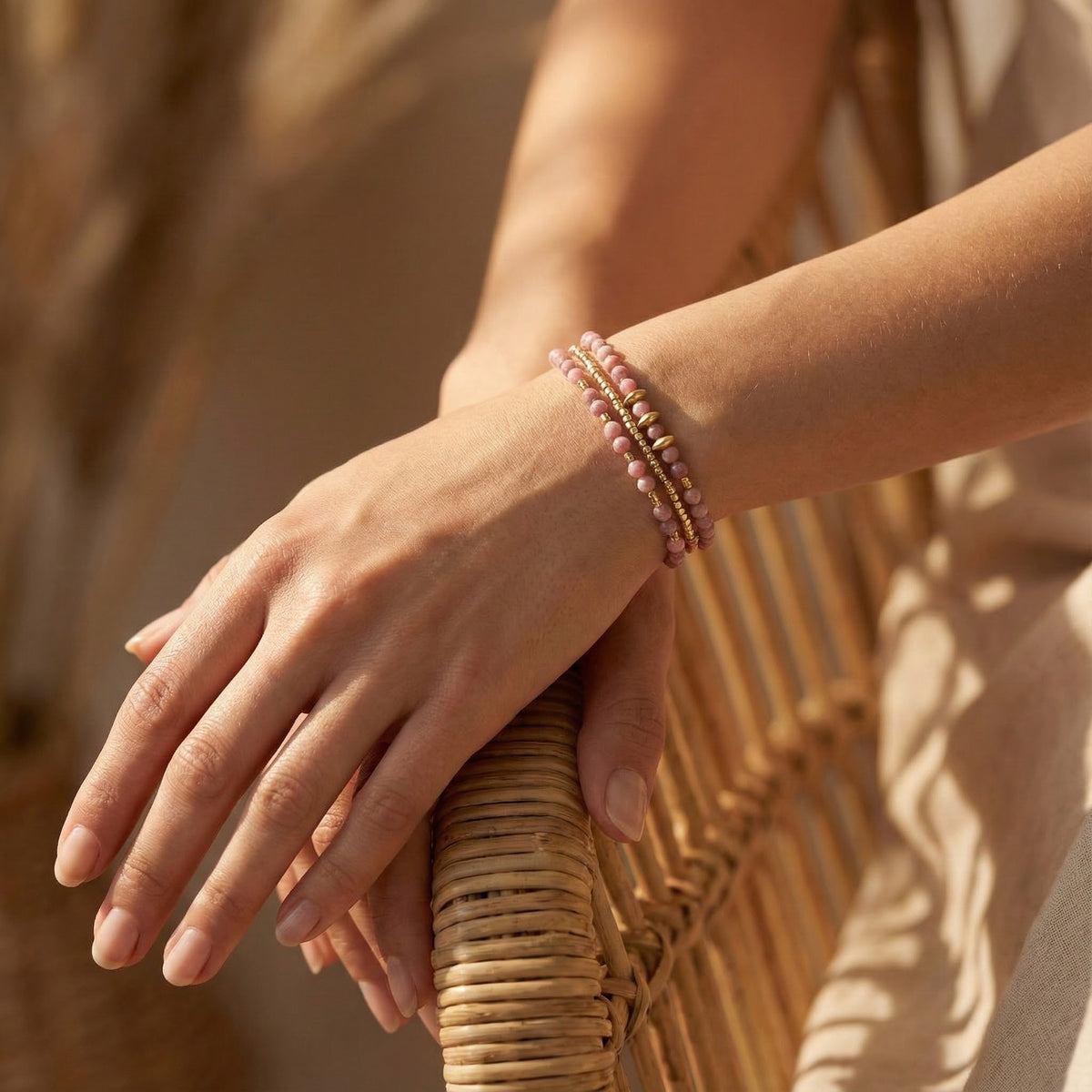 Rose Harmony Multi-Style Armband/Halskette