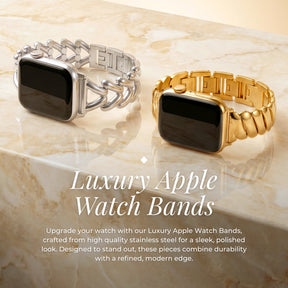 Goldenes Honigwaben Luxus Apple Watch Armband