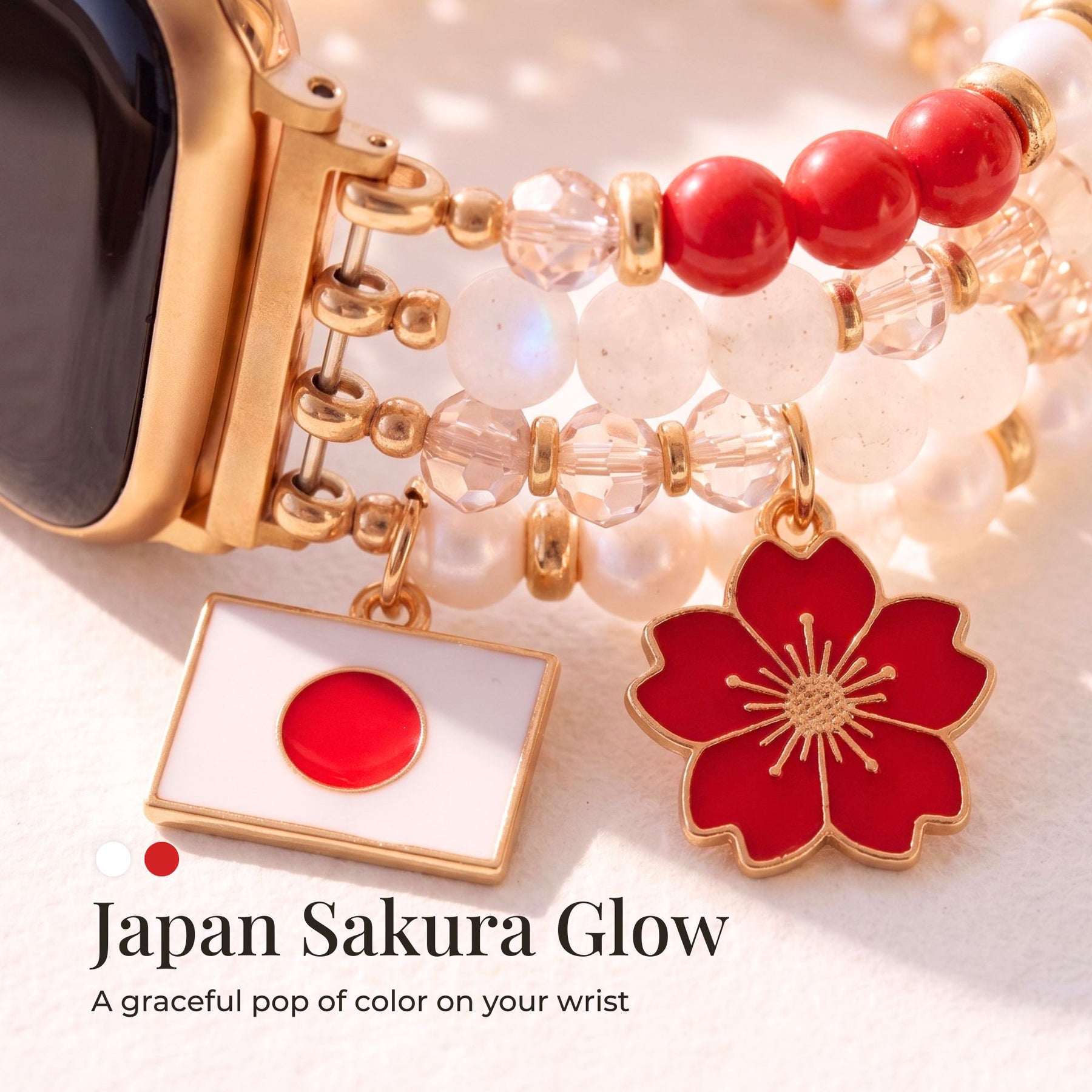 Japan Sakura Bloom Stretch Apple Watch Armband