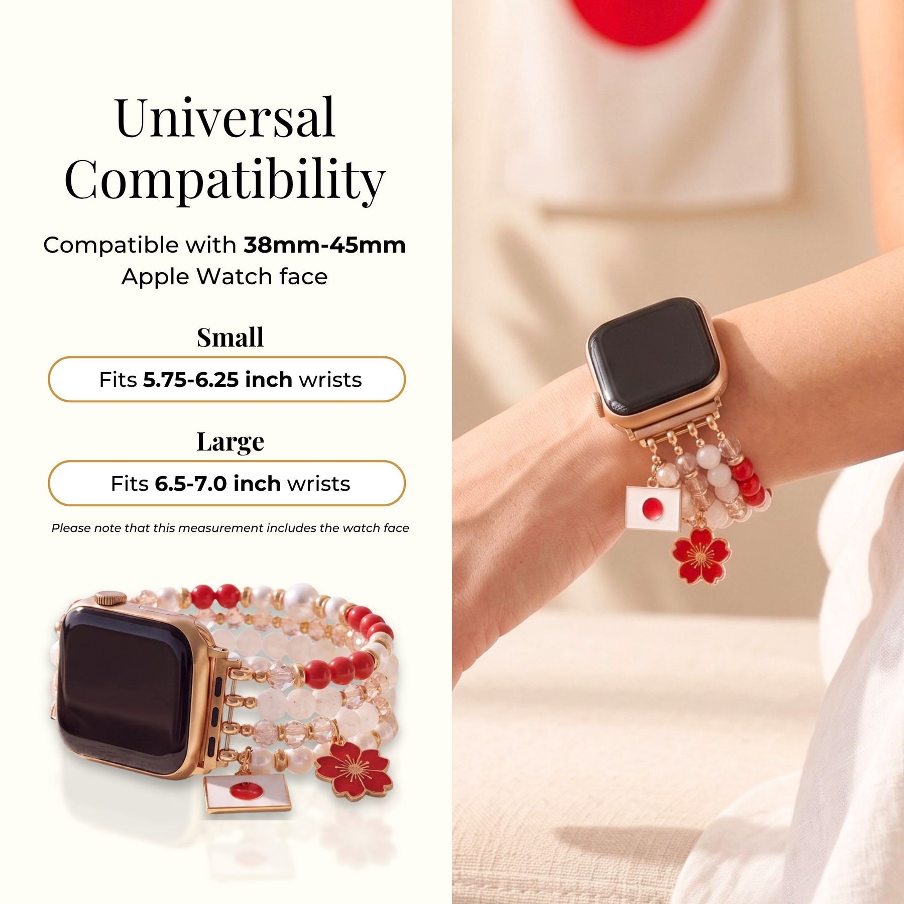 Japan Sakura Bloom Stretch Apple Watch Armband