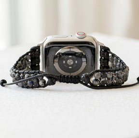 Bracelet actif pour Apple Watch en labradorite pour homme
