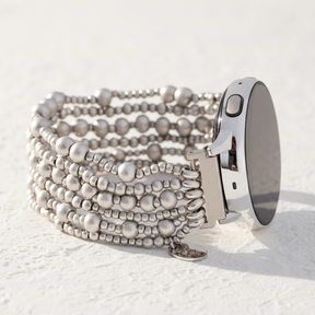 Bracelet extensible Platinum Demure pour Apple Watch